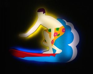 Surfista (Scultura luminosa)