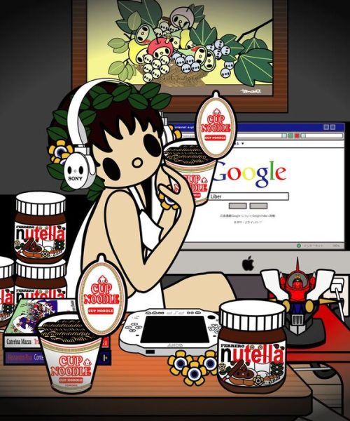 Young sick Bacchus with still life (small)