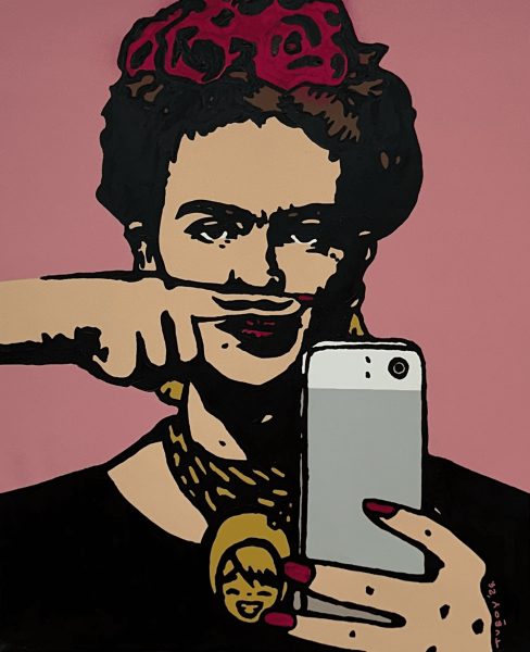 Frida's Selfie - Light Pink