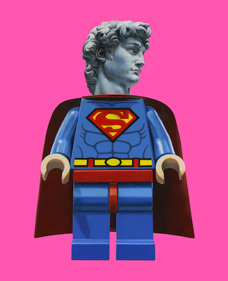 David Superman - opera di Josè molina in vendita presso la Galleria Deodato Arte David Superman - opera di Josè molina in vendita presso la Galleria Deodato Arte