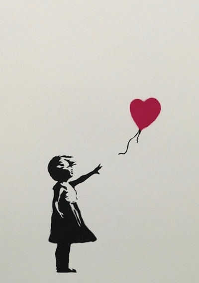 Quadri Arte Contemporanea - Balloon Girl - Banksy