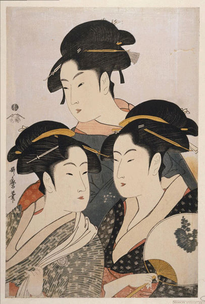 Utamaro, Tre donne
