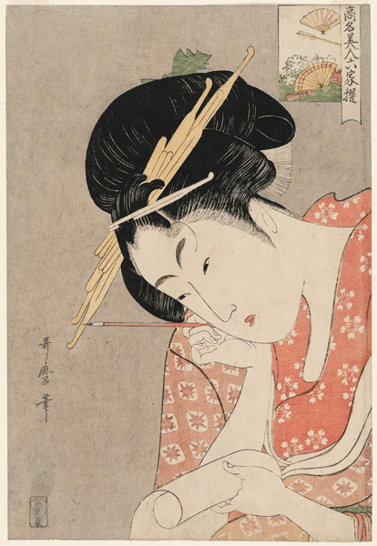 Utamaro, Ritratto di donna